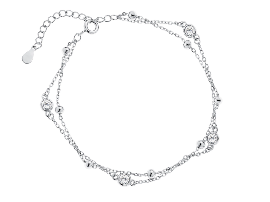 Luxory collection - Zirconia köves ezüst karkötő